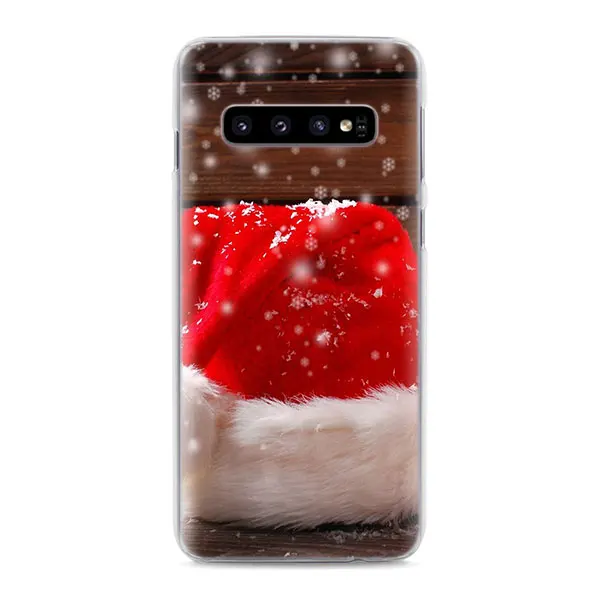 12 Веселый Рождественский Снеговик телефон чехол s для samsung Galaxy S10e S10 S8 S9 плюс M10 M20 M30 A50 S6 S7 края Жесткий Чехол Крышка - Цвет: 12