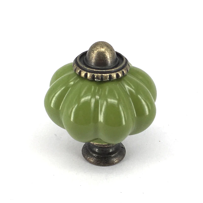 Ручка керамическая в виде тыквы 33 мм|drawer knobs|pull handlehandle ceramic |