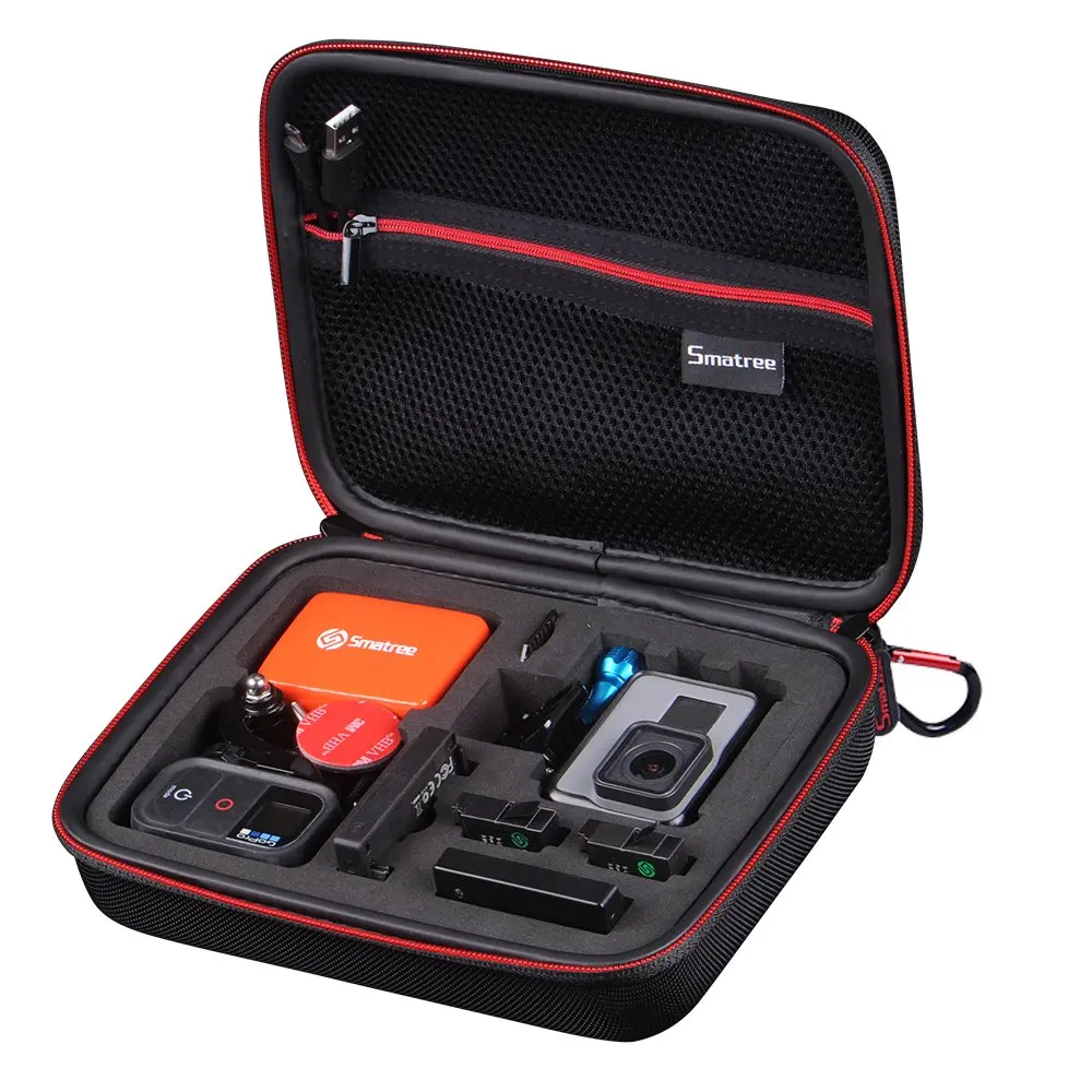 Smatree G160 сумка для переноски Дорожный Чехол хранения Коробка Gopro Hero 7 6 5 4 3 + (камера