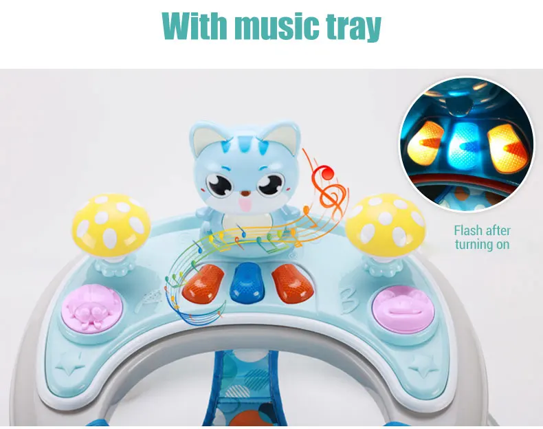 Детские ходунки IMBABY с колесами, ходунки для детей, Обучающие ребенка, Walker Music Balance Andador