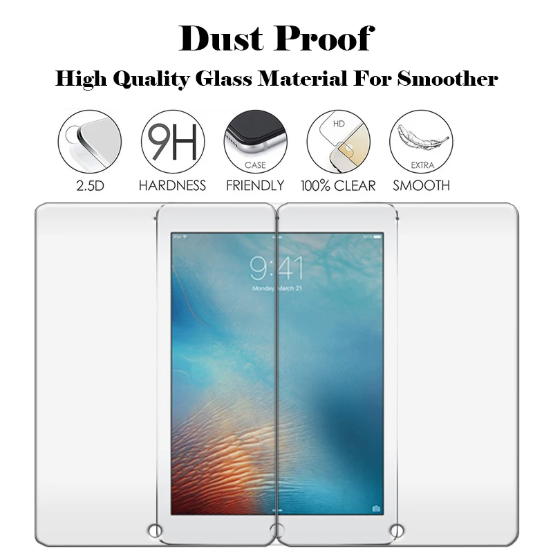 Защитное стекло для Apple ipad 9,7 10,5 поколения gen Pro 2 3 4 5 6 защитная пленка для экрана планшета ipad 9,7 mini Air 1
