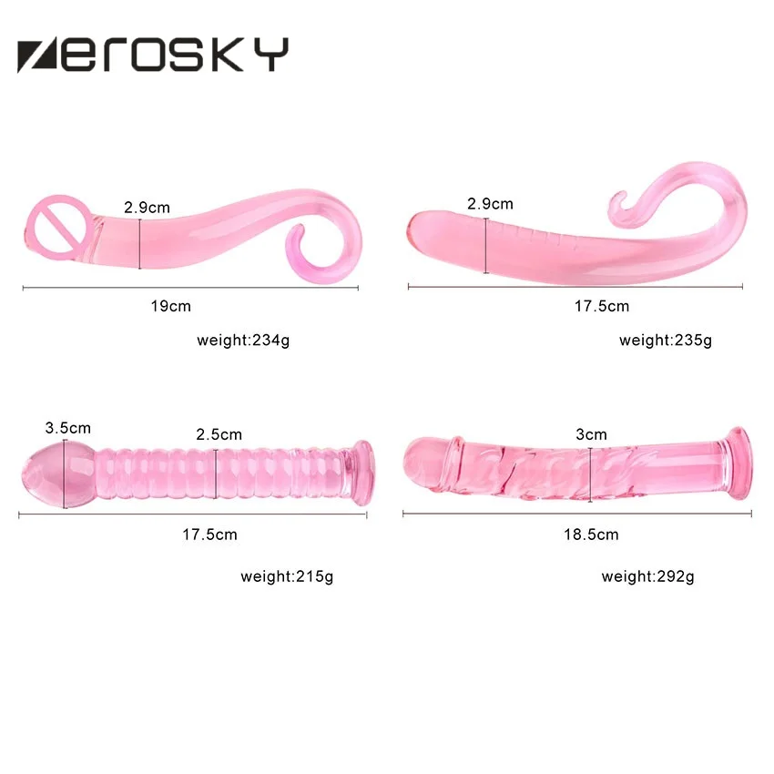 Стеклянный Анальная пробка с сердечками затычки для пениса Ночная жизнь анус