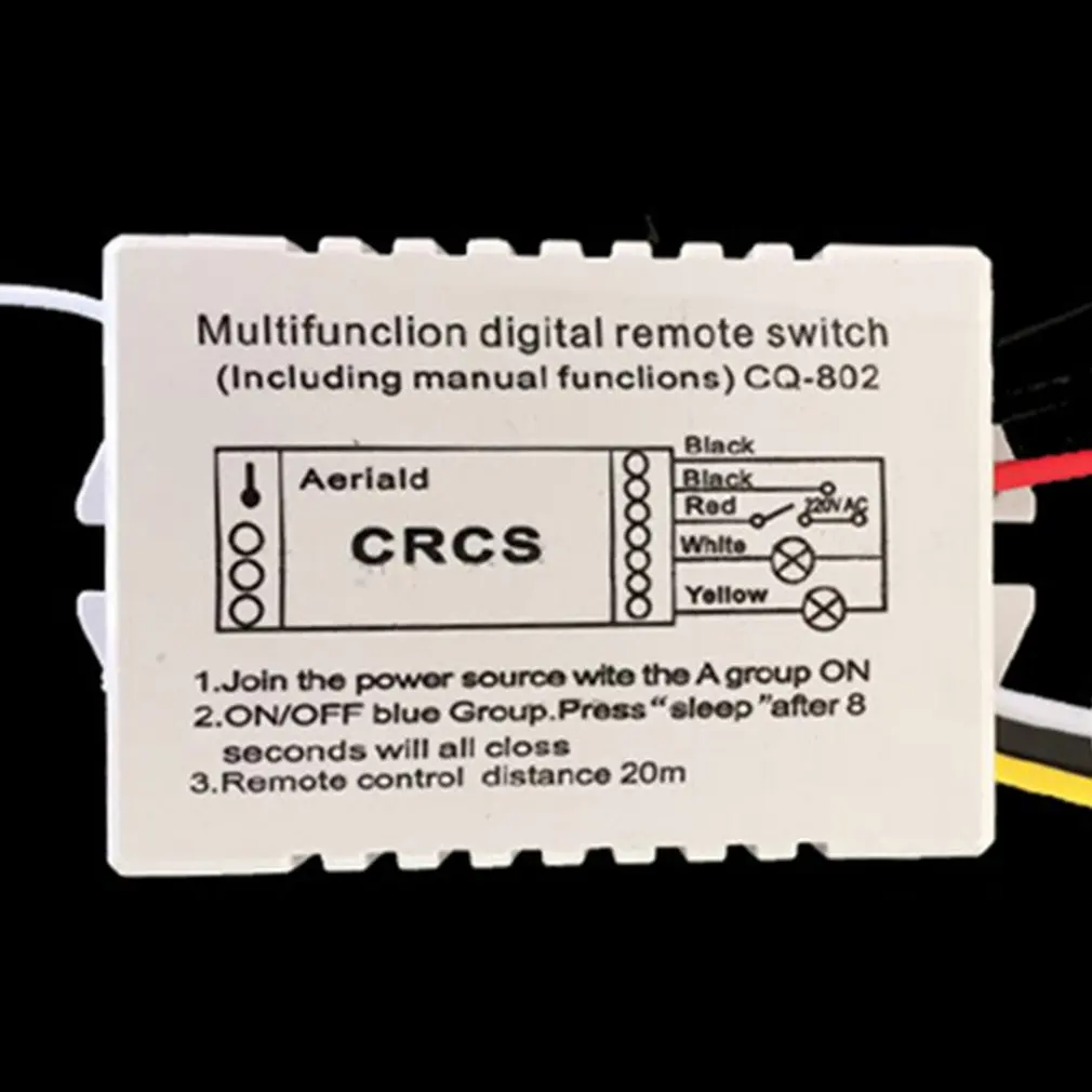 Multifunctional Remote Control Switch Wireless Digital Lamp Light Sale | Обустройство дома