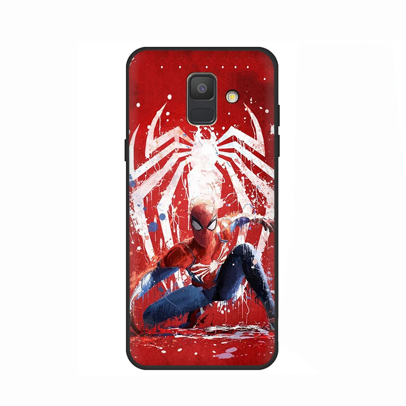 B2 «Человек-паук», мягкий чехол для телефона для samsung Galaxy A3 A5 A6 плюс A7 A8 A9 A10 A30 A40 A50 A70 J6 - Цвет: B2