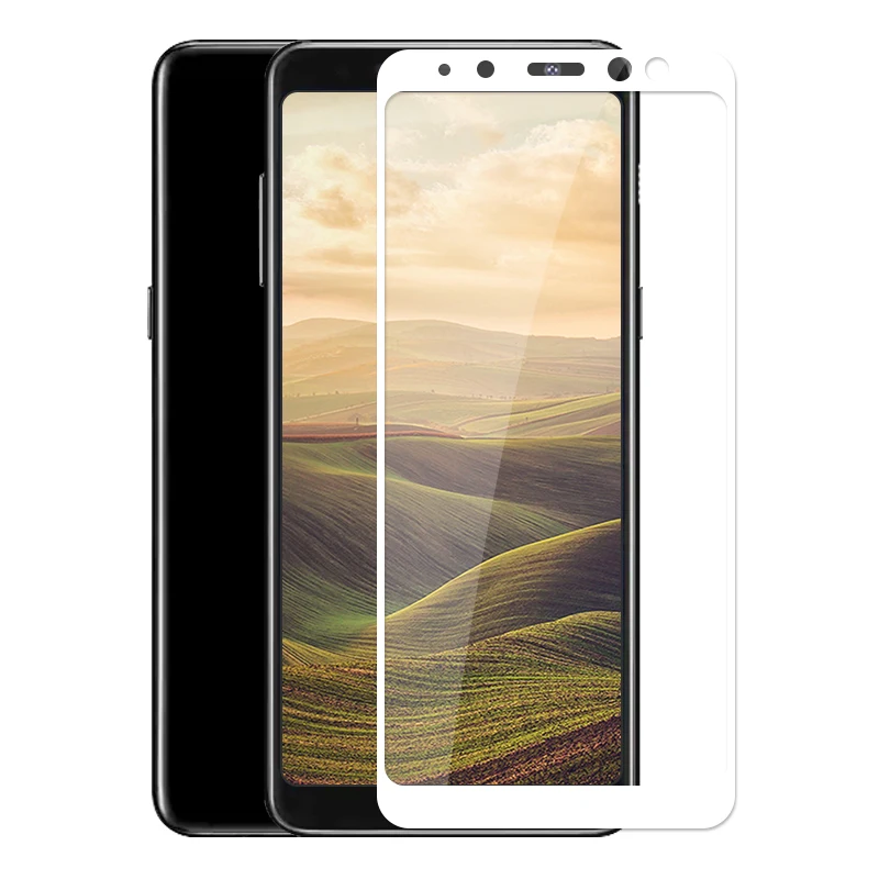 Полный закругленный протектор экрана для Samsung Galaxy A8 2018 A820 ультратонкий защитный