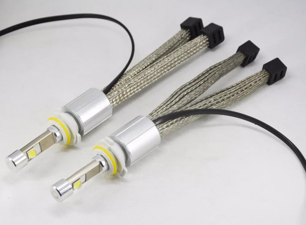 1 комплект 9012 HIR2 110W 13200LM P70 светодиодная фара XHP 70 4 светодиодный чип без