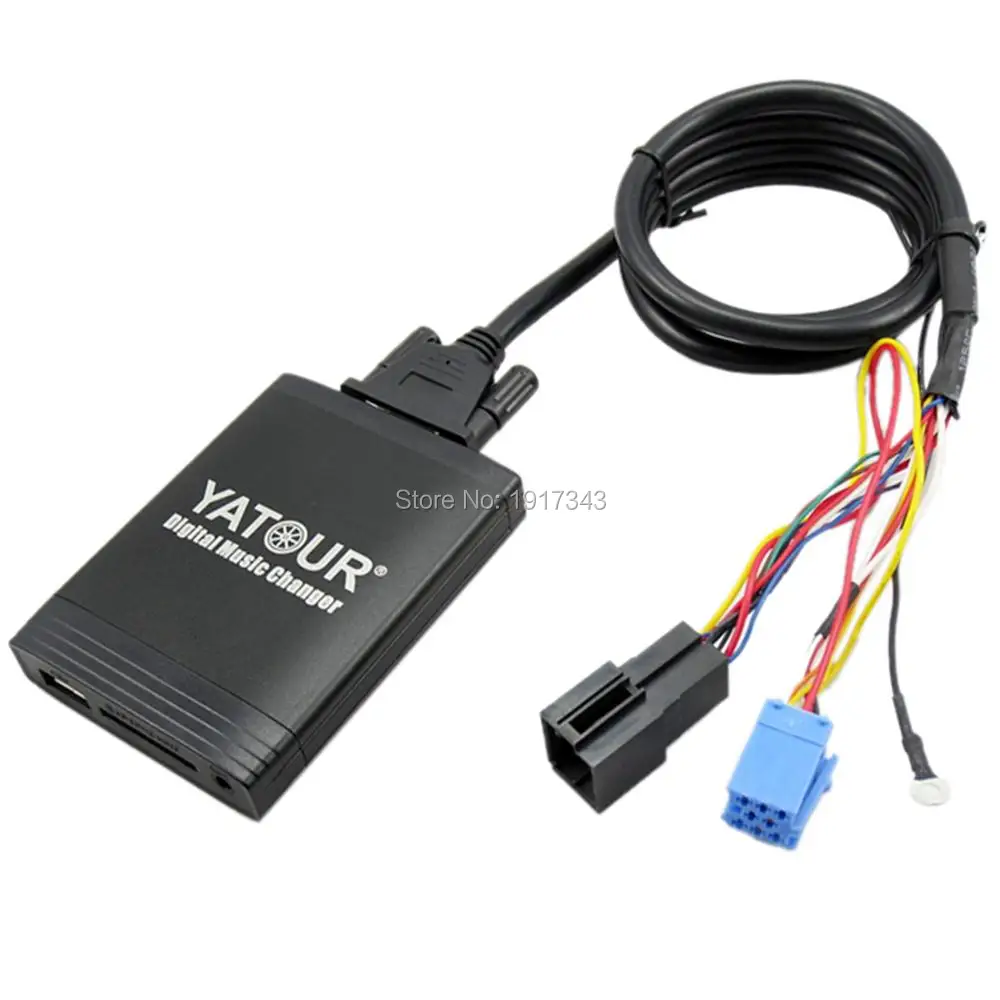 Автомобильный адаптер Yatour AUX MP3 SD USB музыкальный CD Changer 8PIN разъем для Volkswagen VW