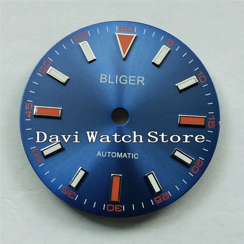 29 мм Bliger циферблат подходит ETA 2824/2836 Mingzhu 2813/3804 Miyota 82 серии движение P874