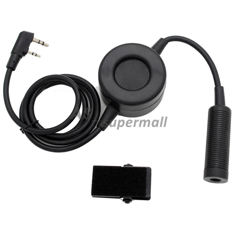 Тактическая гарнитура XQF HD01 Z Bowman Elite II Big PTT для Kenwood Radio Baofeng UV 5R UV82 WOUXUN PUXING TYT рация|ptt