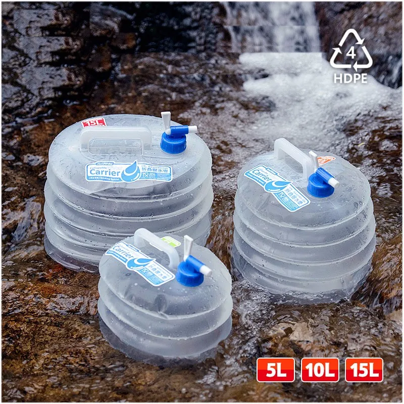Naturehike открытый складной контейнер для воды складное ведро с крана Портативная сумка для воды NH14S002-T