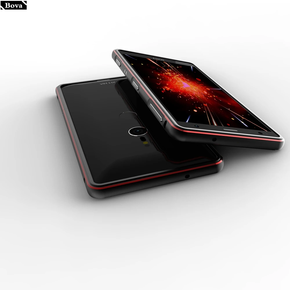 Чехол для Sony Xperia Xz2 &amp XZ2 Compact роскошный защитный металлический каркас Роскошный