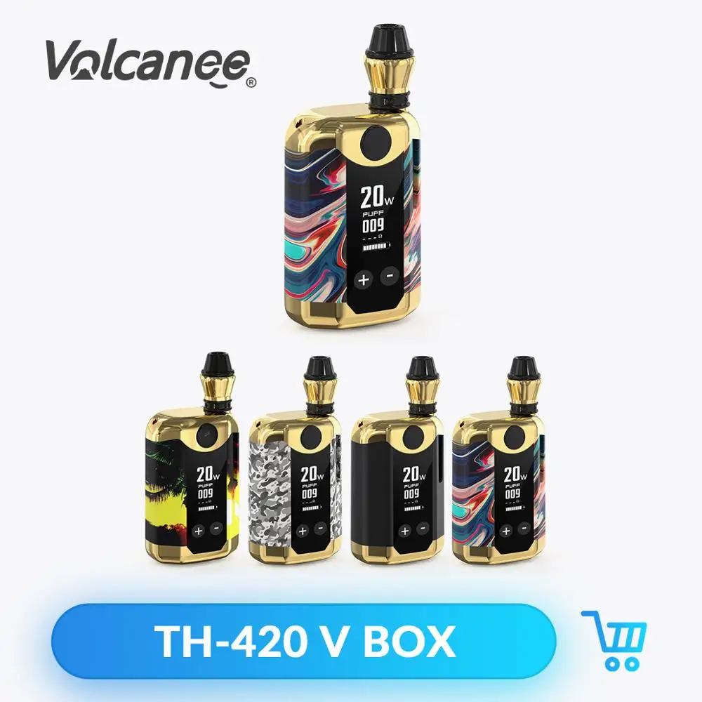 Volcanee TH420 V стартер коробки комплект 510 нить 1 Вт 20 Регулируемая батарея 800 мАч 5 Ом 0