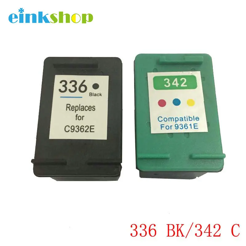 

einkshop 336 342 Remanufactured Ink Cartridge Replacement For HP 336 342 DESKJET460 460C 460C Photosmart C3100 C3110 C3140 C3150