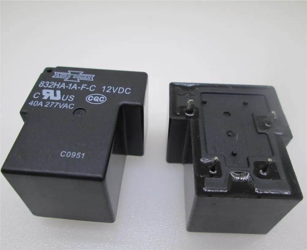 

HOT NEW relay 832HA-1A-F-C 12VDC 832HA-1A-F-C-12VDC 12VDC DC12V 12V 40A 277VAC 4PIN