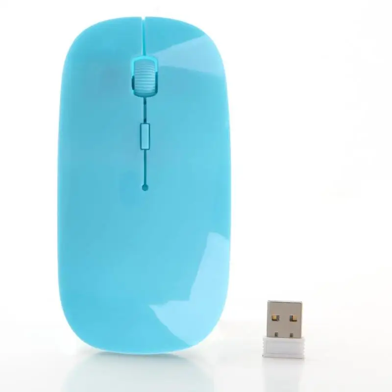 Игровая оптическая мышь 2,4G, беспроводная мышь, модная ультратонкая компьютерная мышь с usb-приемником, компьютерная мышь для ноутбука, Новинка