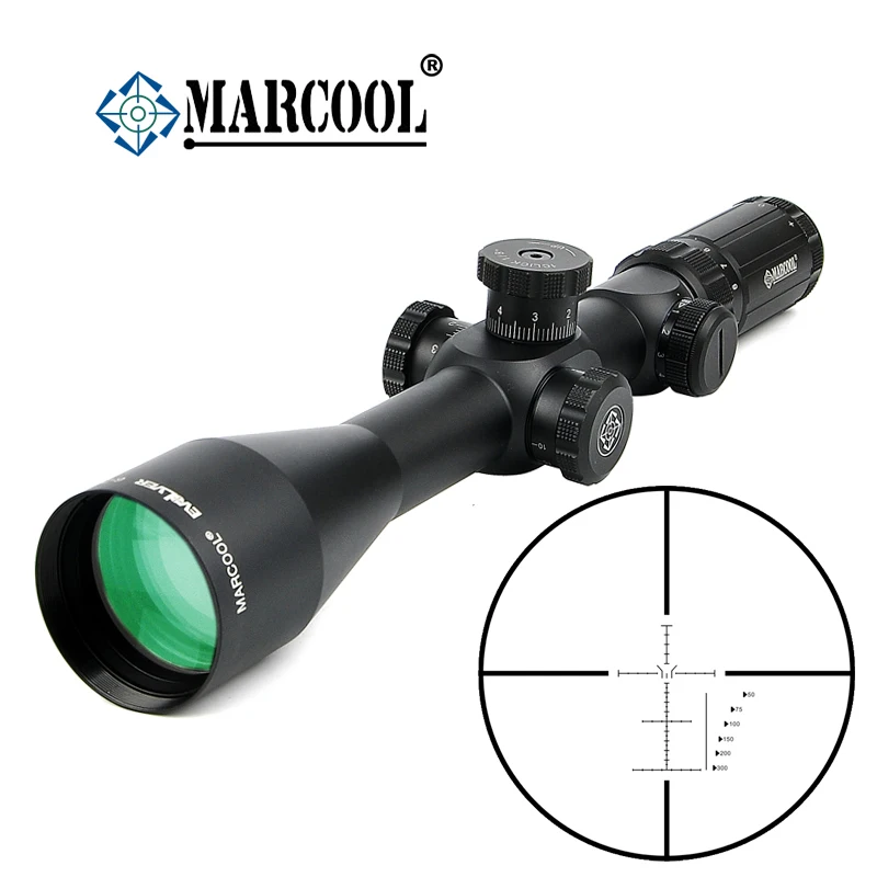 Marcool EVV 6-24X50 SFIRGL FFP. 308 прицел с дальномером тактический прицел охотничий Оптический Прицел Снайперская Охота