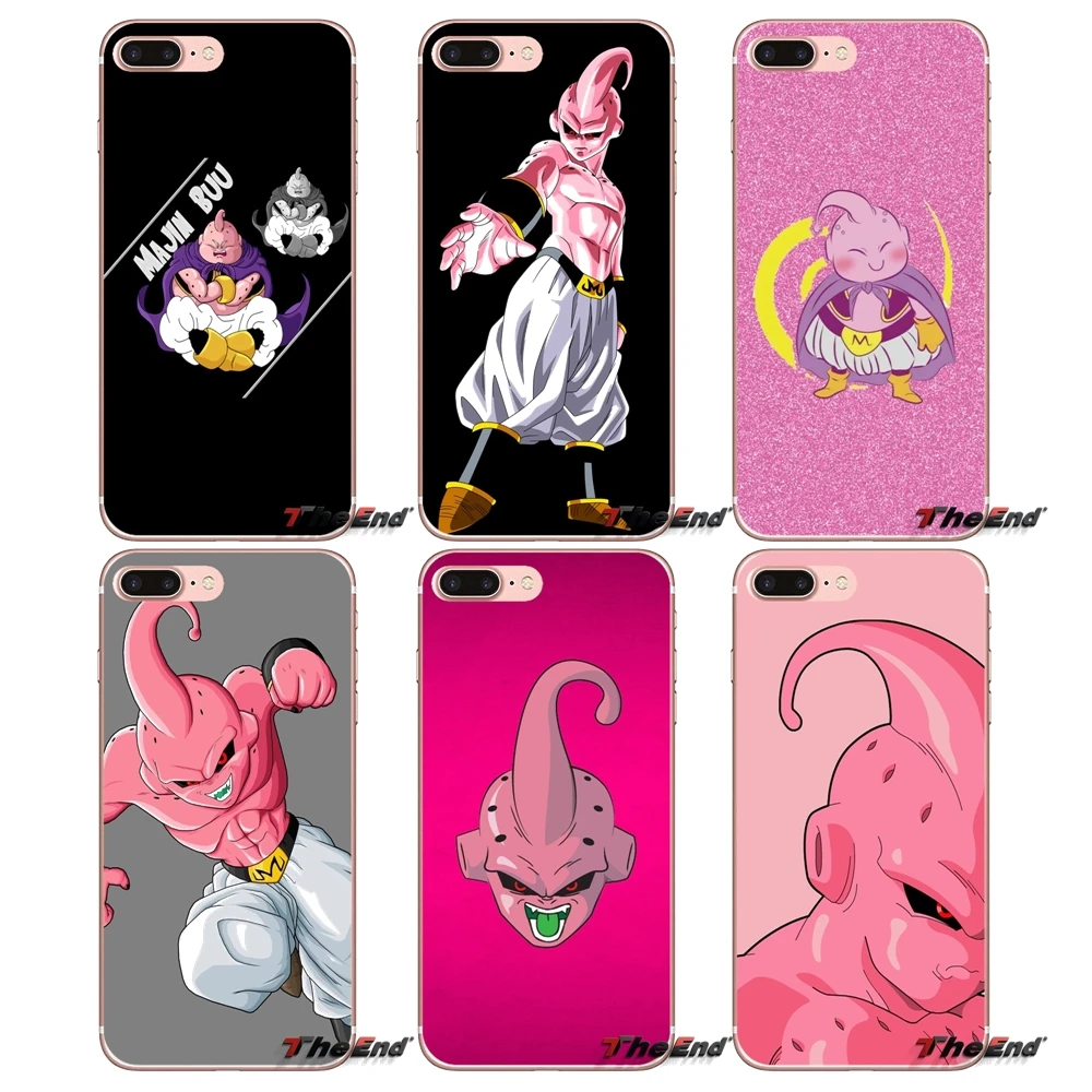 Dragon Ball z Супер Majin Buu мешок TPU чехол для iPhone X 4 4S 5 5S 5C SE 6 S 7 8 плюс samsung Galaxy J1 J3 J5 J7 A3 A5 2016