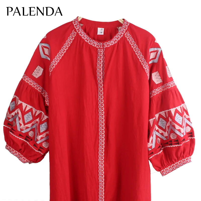 2017 новое платье с вышивкой из мягкой хлопковой ткани|dress cotton|embroidery dressdress embroidery |