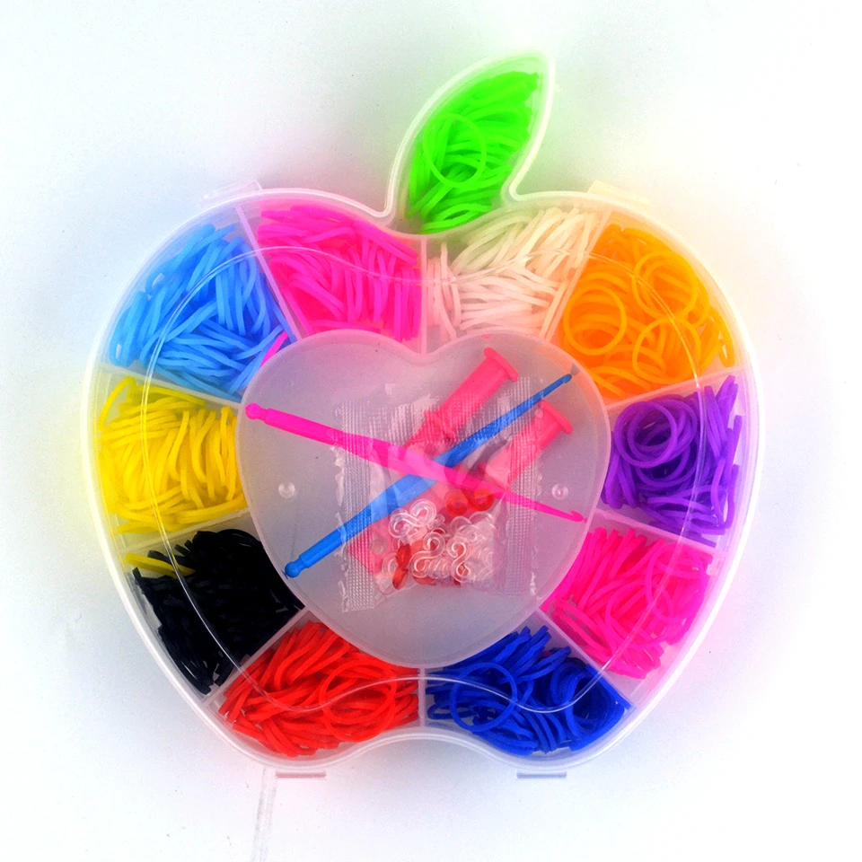 Горячая Радуга Красочные loom браслет группы Наборы Craft игрушки с ткацкого станка