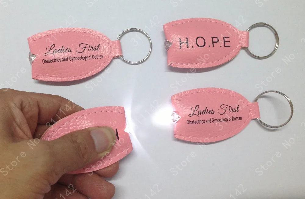 

Кожаный светодиодный брелок для ключей 1000 шт./лот Бесплатная доставка Fedex