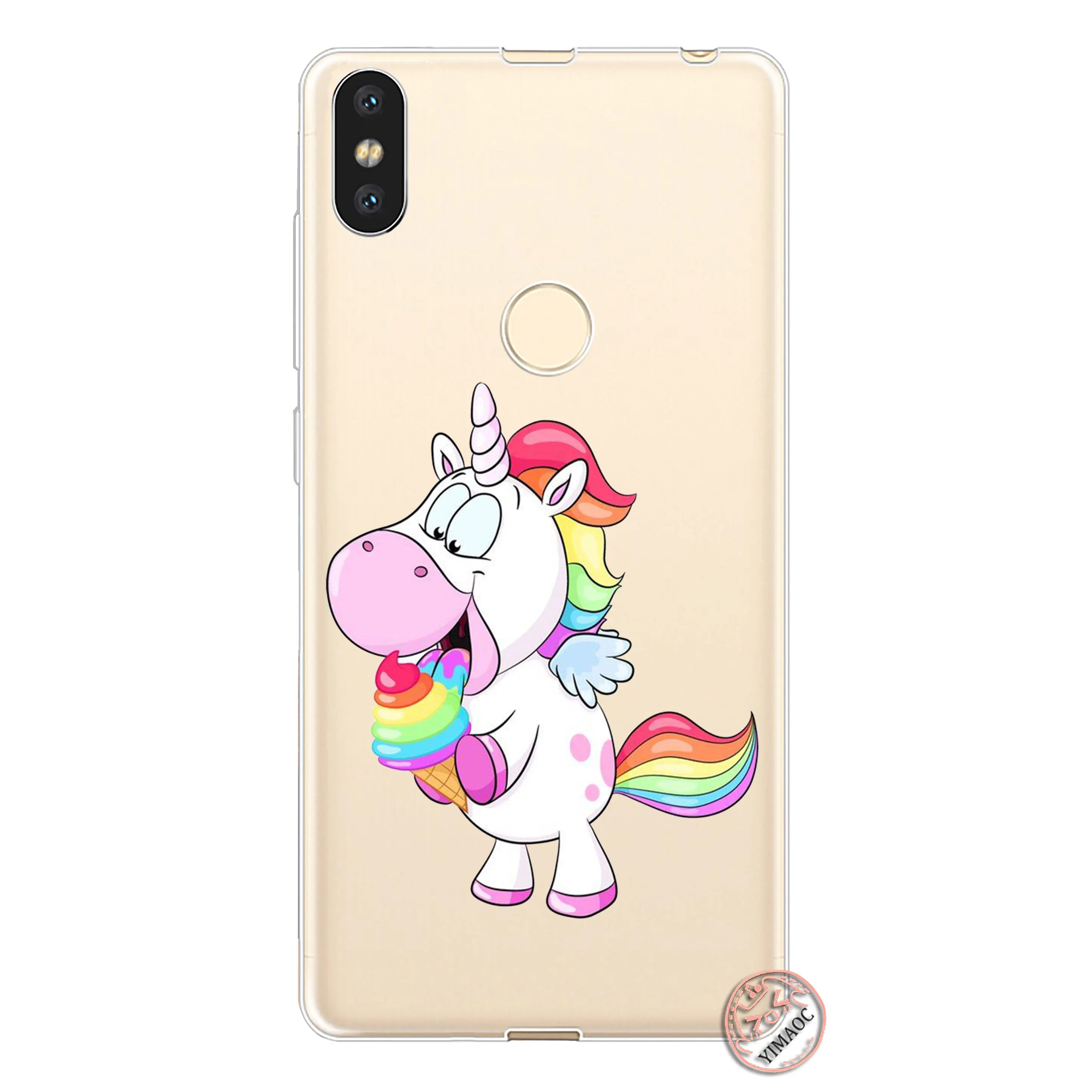 7 YIMAOC Единорог цветок собака мопс мягкий чехол для Xiaomi Redmi K20 8A 7A 6A 5A 4A 4X S2 GO Note 8 iPhone 7 6 Plus 5 iPad Pro Plus 4 IPad Mini - Цвет: 7