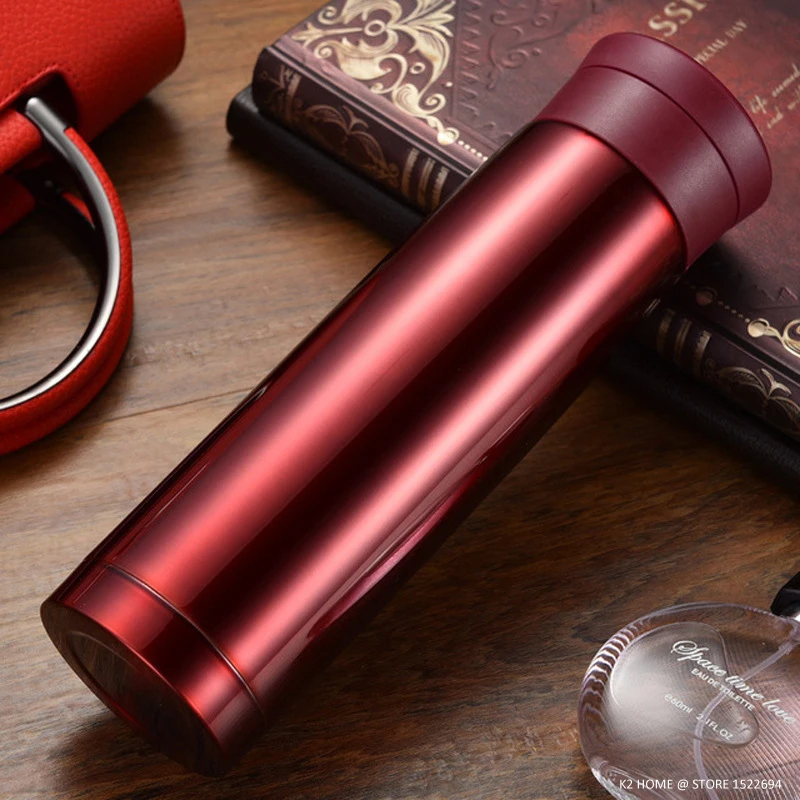 Термос вакуумный из нержавеющей стали 500 мл с двойными стенками | Дом и сад