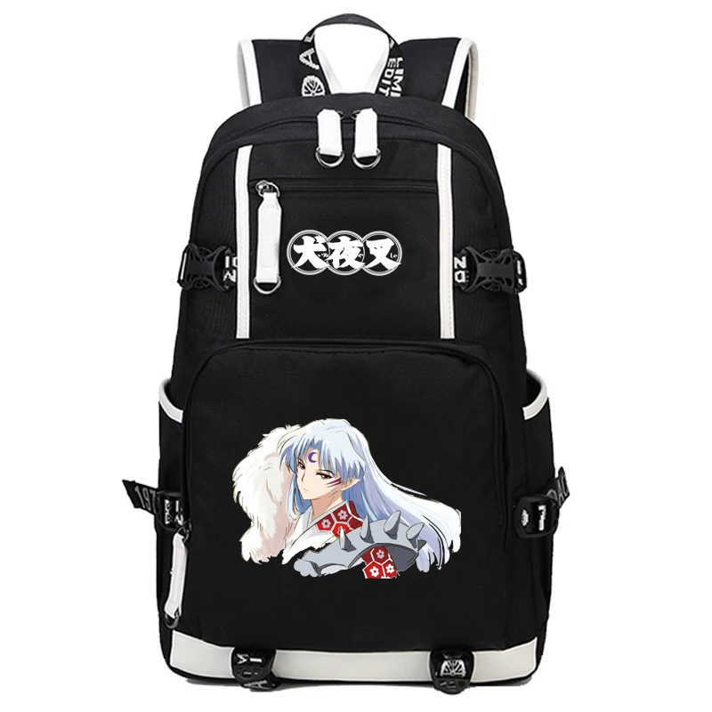 

Рюкзак для косплея Inuyasha из аниме «Sesshoumaru», Холщовая Сумка, школьная сумка, дорожные сумки