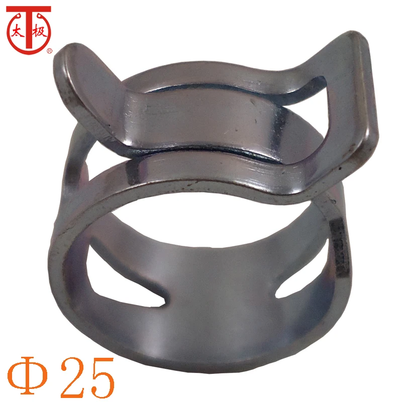(25) Q673B (QC621) стальной ленточный Тип эластичное кольцо (трубный зажим) 10