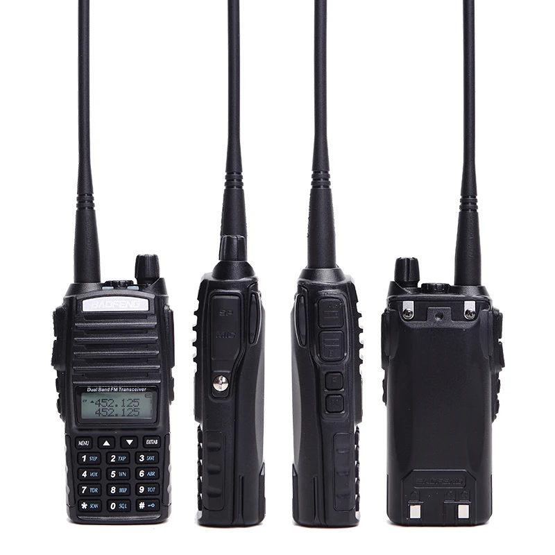 Baofeng UV-82 портативной рации 5 W двойной PTT УВЧ и УКВ радиолюбителей 2 способ радио для
