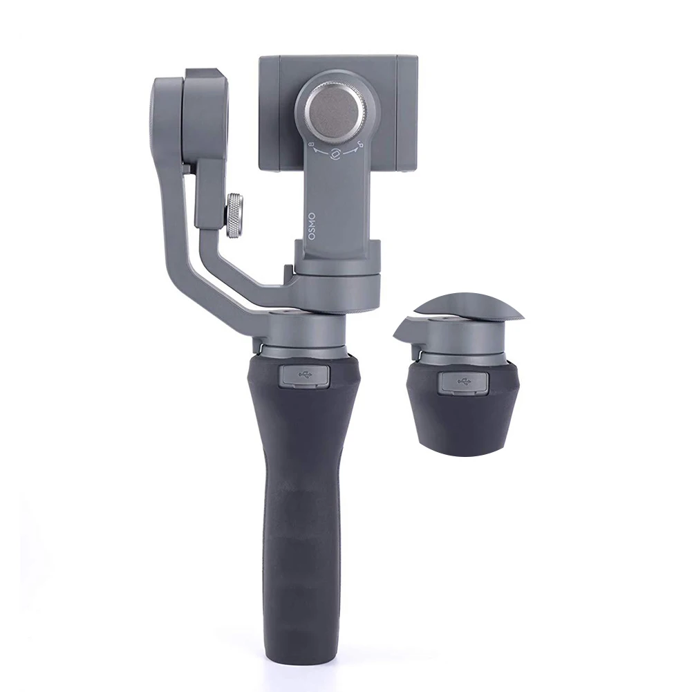 Sweatproof Пылезащитная Совместимость противоскользящая черная ручка рукав Gimbal аксессуары фрикционный силиконовый для DJI OSMO Mobile 2