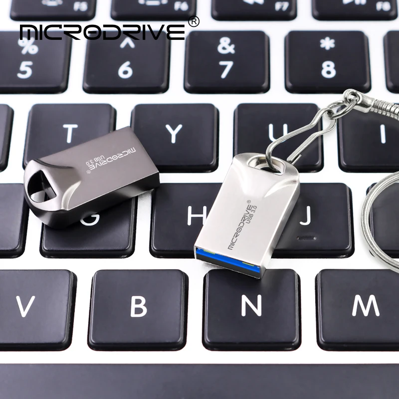Супер мини usb 3,0 emory stick 16 ГБ 32 ГБ usb флеш-накопитель 64 ГБ 128 ГБ флеш-накопитель металлический usb накопитель с брелком флэш-диск