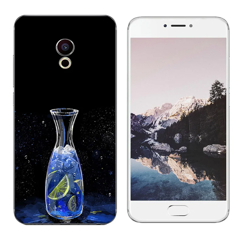 Чехол для Meizu Pro 6 с ботаническим принтом чехол Mx6 мягкий силиконовый из ТПУ Pro6 s