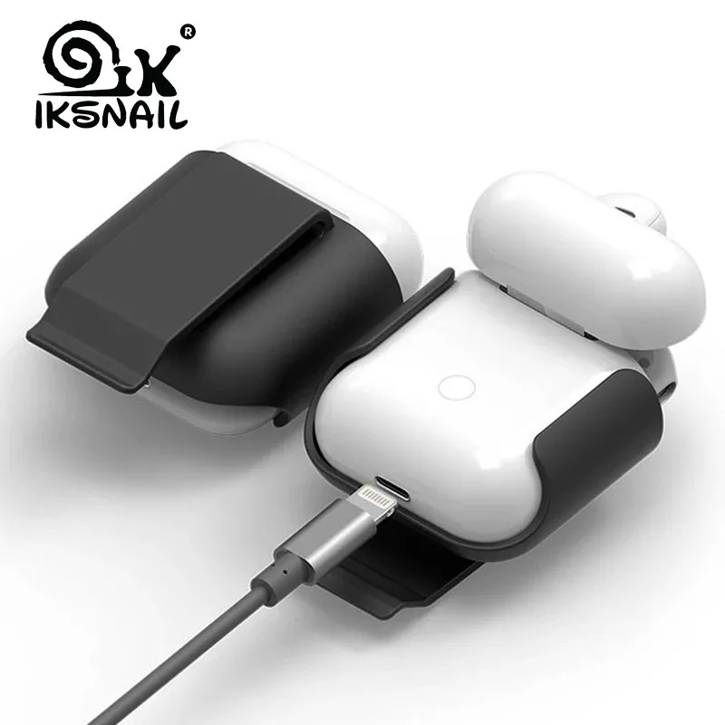 IKSNAIL подвесной на талии наушники для Apple AirPods чехол ремешок хранилище рукав
