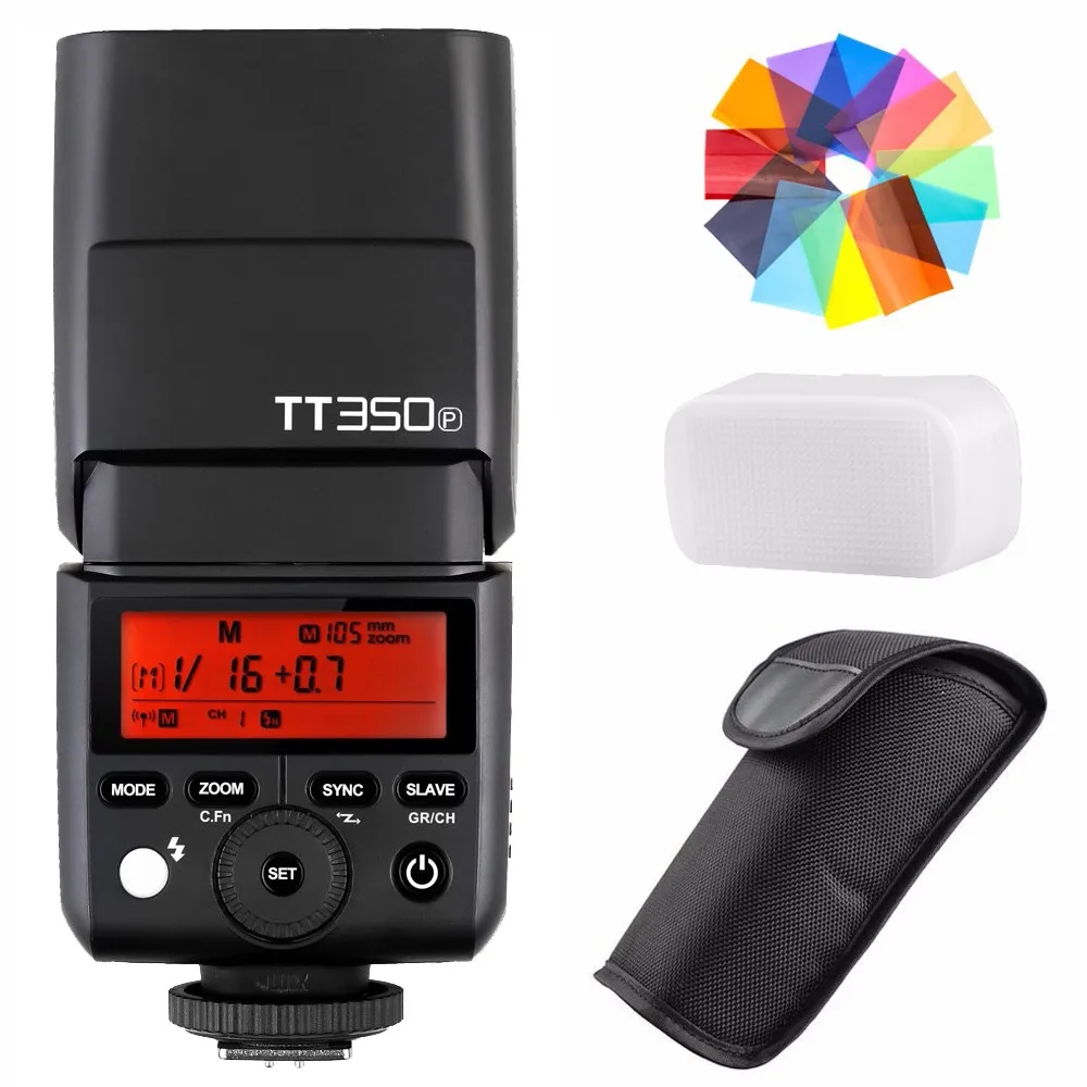 

Godox TT350P Thinklite 2.4G HSS 1/8000s TTL GN36 Camera Flash for Pentax 645Z K-3II K-1 KP K-50 K-S2 K70 Camera