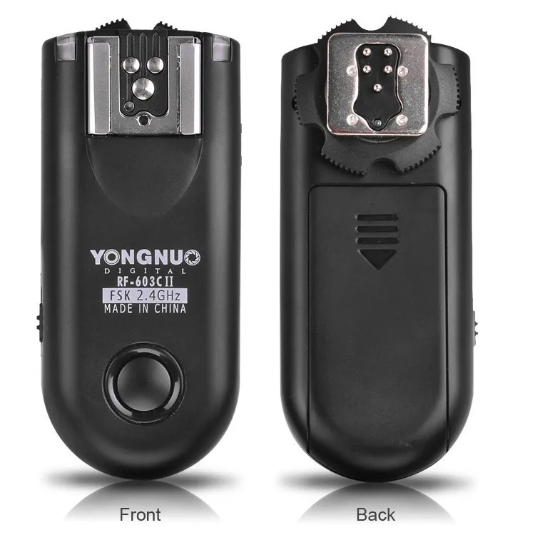 Yongnuo RF 603II C1 беспроводной пульт дистанционного управления триггером трансиверов