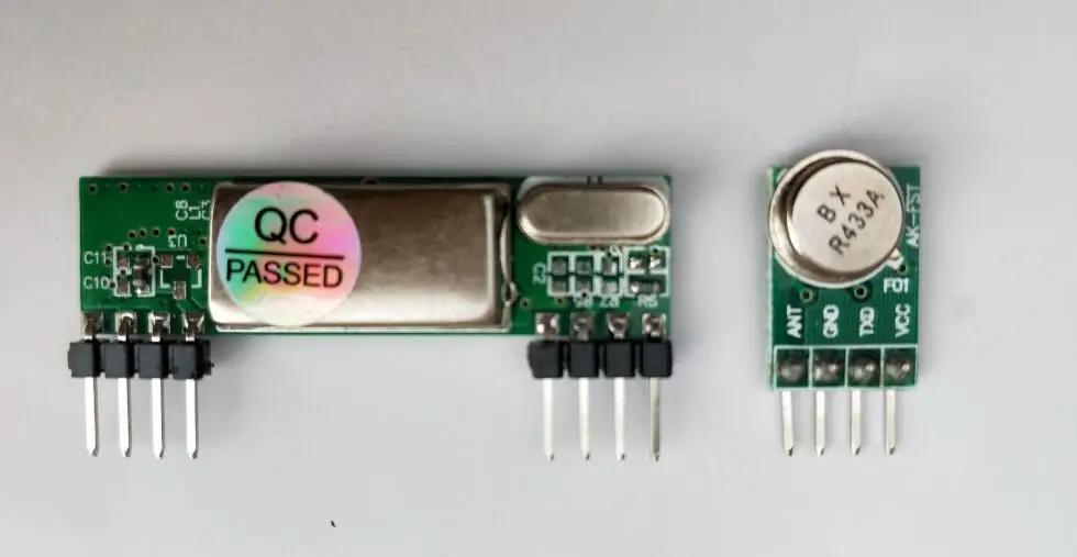 5 в мини 433 МГц Супергетеродинный 3400 RF передатчик и приемник комплект для Arduino ARM MCU