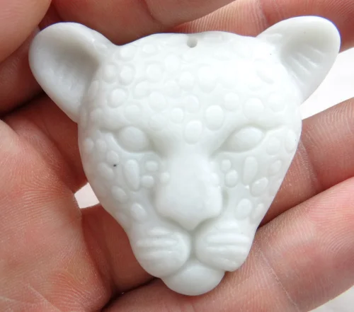 

Натуральный камень кварц кристалл ручной работы статуя головы леопарда амулет кулон для diy ювелирных изделий ожерелье аксессуары