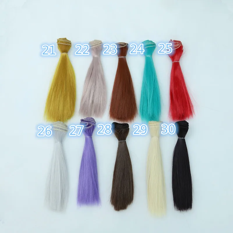 Парик Из прямых волос для кукол 15/25/30/35/50 см|doll hair|doll wigfor bjd |