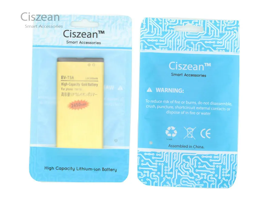 Ciszean 2 шт./лот 2450 мА/ч BV T5A золото запасная батарея чехол с подставкой и отделениями для карт Nokia Lumia 730 735 738