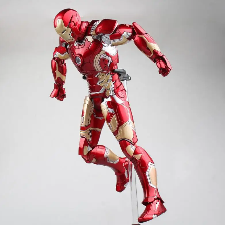 HC HotToys Мстители Возраст Альтрона Железный человек Марка XLII Gloden ПВХ Фигурки