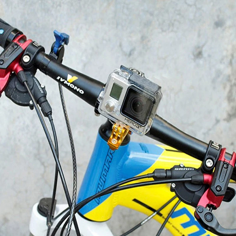 Крепление на руль велосипеда мотоцикла CNC алюминиевый держатель для Gopro Hero 7 5 6 4 3 +