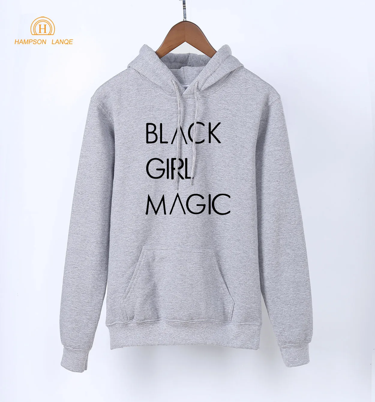 Для девочек черного цвета Magic с буквенным принтом брендовые толстовки капюшоном