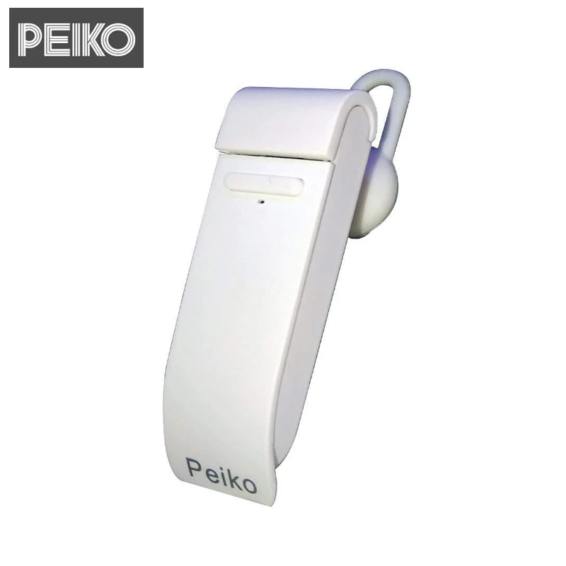 Peiko Smart Dual Mode Translate наушники беспроводные Bluetooth наушники 23 языков перевод для путешествий и бизнеса гарнитура - Цвет: Белый