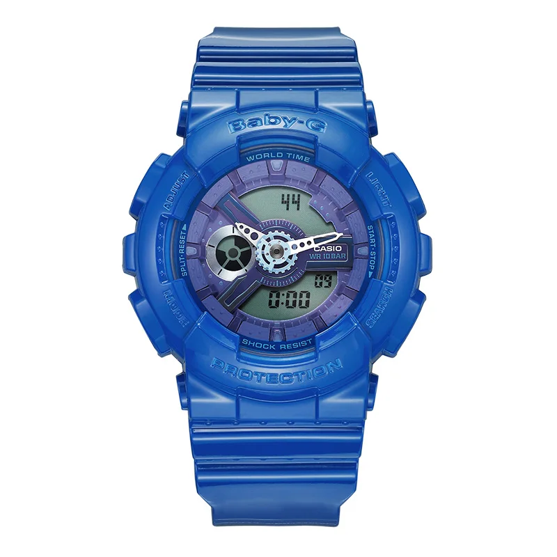 BA-110BC-2A CASIO Часы BABY-G серии женские наручные часы BA-110-1A водонепроницаемый светодиодный спортивные часы Relogio часы подарок высокое качество ударопрочный - Цвет: BA-110BC-2A