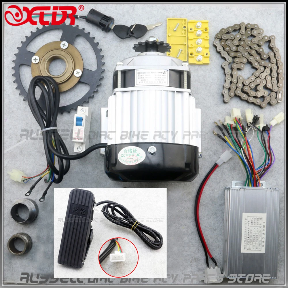 BM1418ZXF 48 в 500 вт бесщеточный двигатель с фотоэлектрическим велосипедом