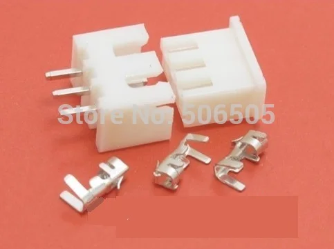 

2.54mm 3pins connector socket and plug with terminal 50pcs/lot