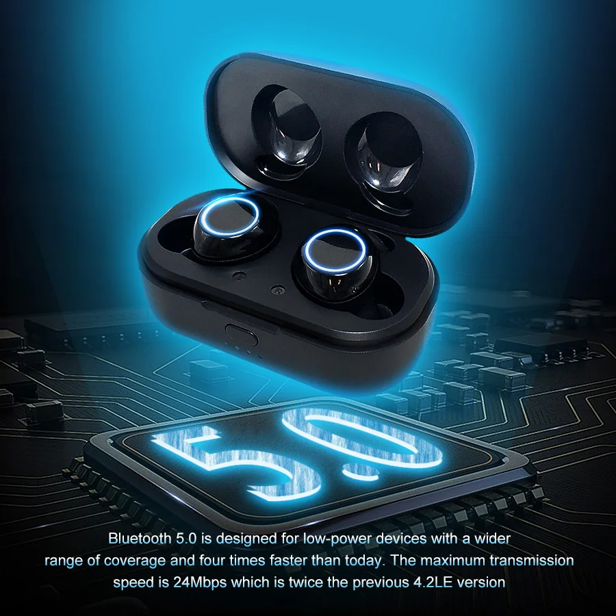 TWS наушники CBAOOO с поддержкой Bluetooth 5 0 и микрофоном|Наушники гарнитуры| |
