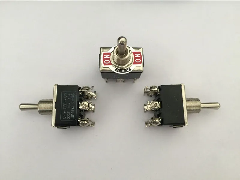 2 шт 6-контактный тумблер ВКЛ-ВЫКЛ-ВКЛ переключатель мгновенный 15A 250VAC |