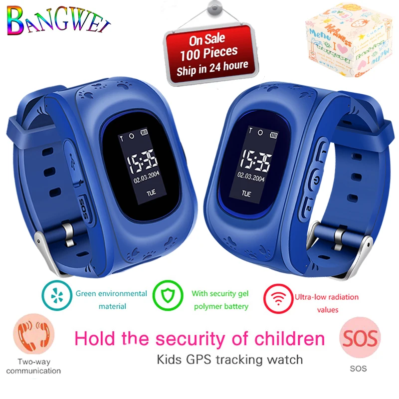 BANGWEI Новые Горячие GPS Детские умные часы детские SOS поиск местоположения локатор