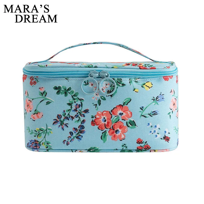 Женские косметички Mara's Dream Цветочная женская косметичка дорожная сумка для
